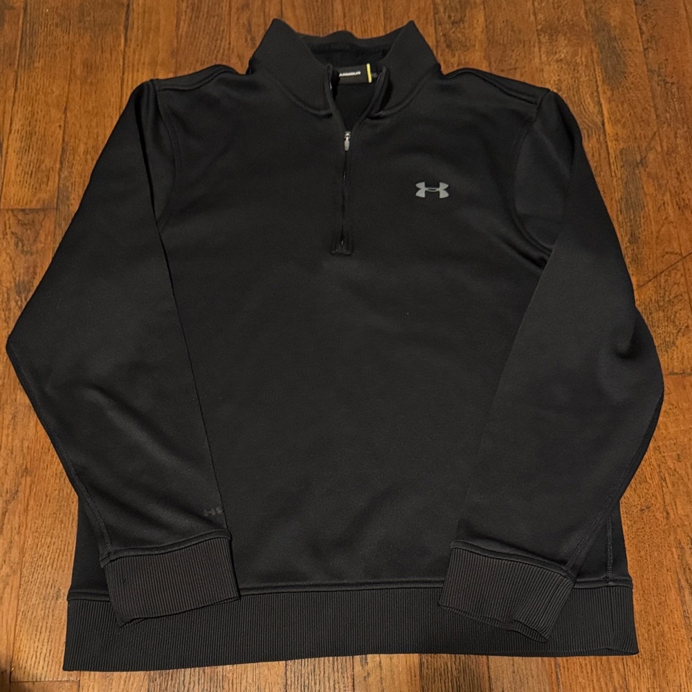 Men’s Under Armour Black Quarter-Zip Sweatshirt medium